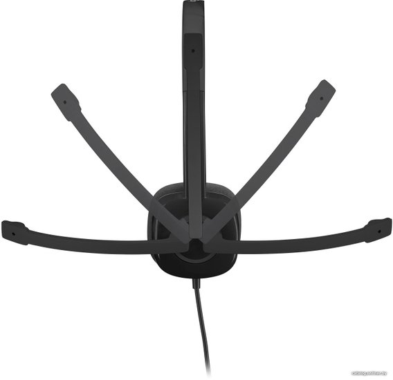 Наушники с микрофоном Logitech H151 черный 1.8м накладные оголовье 981-000590