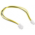 Cablexpert Удлинитель питания, ATX 4-Pin M/F, длина 0,3м CC-PSU-7