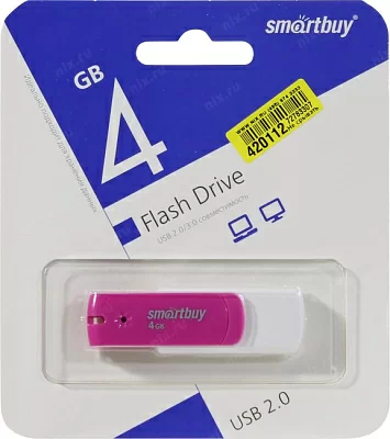 Накопитель SmartBuy Diamond SB4GBDP USB2.0 Flash Drive 4Gb (RTL)