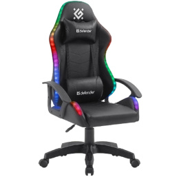 Defender игровое кресло Factor X RGB,Черный,класс 2,PU,64045