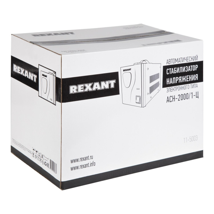Стабилизатор напряжения REXANT AСН-2 000/1-Ц,  серый [11-5003]