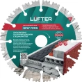 Диск алмазный LUFTER NEW FORM СЕГМЕНТ 150х22.2 мм по граниту, тротуарной плитке, армированному бетону 012-150