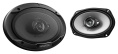 Колонки автомобильные Kenwood KFC-S6966 400Вт 91дБ 4Ом 16x23см 6x9дюйм ком.:2кол. коаксиальные трехполосные