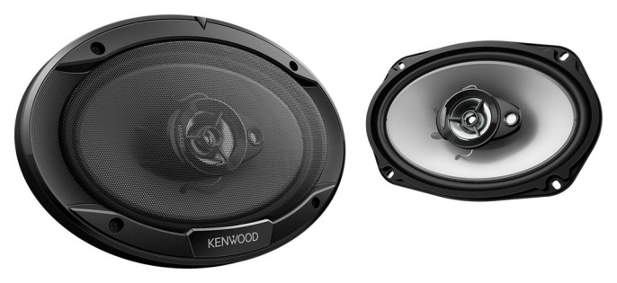 Колонки автомобильные Kenwood KFC-S6966 400Вт 91дБ 4Ом 16x23см 6x9дюйм ком.:2кол. коаксиальные трехполосные