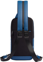 Рюкзак слинг Piquadro Corner 2.0 CA6466C2OW/AV серо-голубой полиуретан