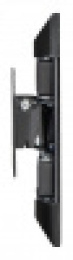 Кронштейн для телевизора HAMA H-118112, 10-26", настенный, поворот и наклон, черный [00118112]