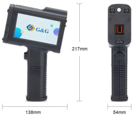 Принтер струйный G&G GG-HH1001B-EU черно-белая печать, черный