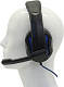 Gembird MHS-G215, код "Printbar", черный/синий, регулировка громкости, кабель2м