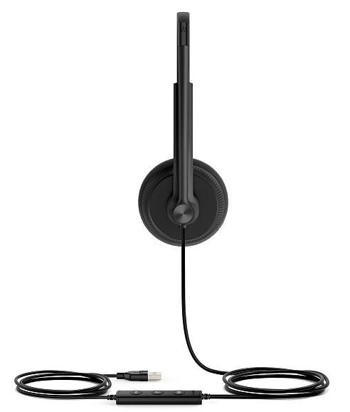 Гарнитура YEALINK UH34 Lite Dual UC Дуо, Проводная, HD звук, USB, шт