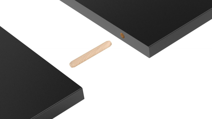 Столешница Cactus CS-TD2-CARB, карбон