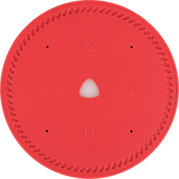 Умная колонка ЯНДЕКС Станция Лайт 5Вт, с Алисой на YaGPT, красный [yndx-00025r]