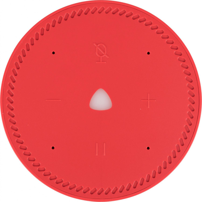 Умная колонка ЯНДЕКС Станция Лайт 5Вт, с Алисой на YaGPT, красный [yndx-00025r]