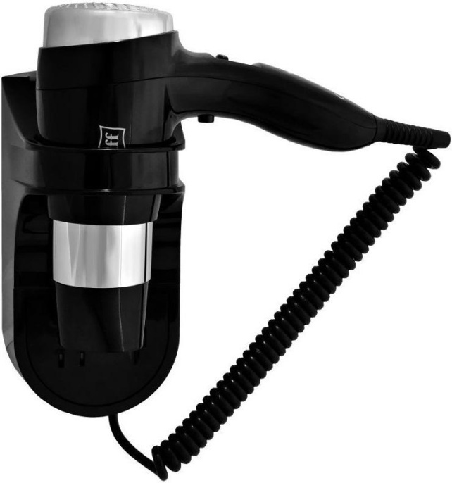 Фен Puff 1600BlB 1600Вт черный/серебристый 0405.013