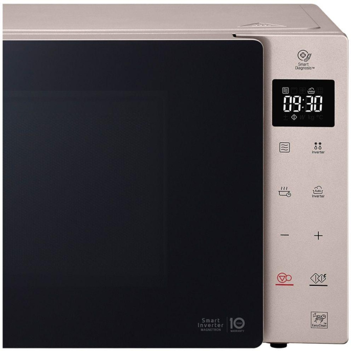 Микроволновая печь LG MW25R35GISH, 1000Вт, 25л, бежевый/черный