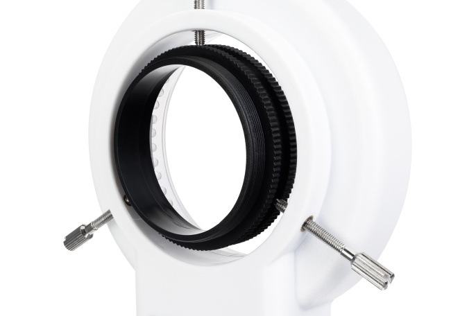 Осветитель кольцевой Levenhuk LED 144, с адаптером и резьбой