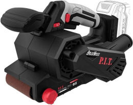 Ленточная шлифмашина P.I.T. PBS20H-75A аккумуляторная, бесщёточная, 20 В, 457х75 мм, скорость 120-380 м/мин