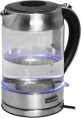 Чайник электрический Rondell 1001-RE-01 1.7л. 2200Вт серебристый корпус: стекло/металл RDE-1001