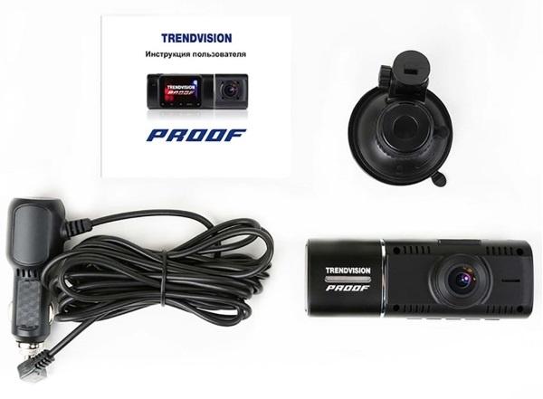 Видеорегистратор TRENDVISION Proof PRO GPS,  черный