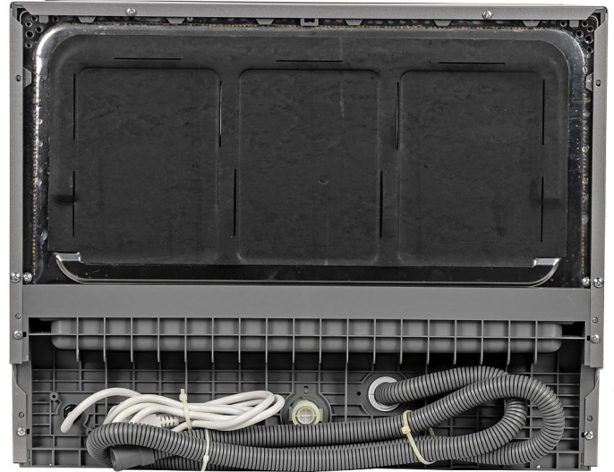 Посудомоечная машина Weissgauff TDW 4017 DS серебристый/черный компактная