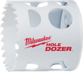 Коронка Milwaukee Hole Dozer 51мм (49560117) (пильная, рабочий диаметр: 51 мм, обрабатываемый материал: металл (алюминий, чугун, сталь), дерево (МДФ), пластик (ПВХ), гипсокартон, сэндвич-панель, рабочая длина: 41 мм)