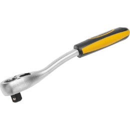 Kranz KR-12-8401 Ключ-трещотка для торцовых головок 1/2, CrV, 72 зубца