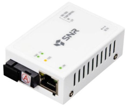 Медиаконвертер SNR Медиаконвертер 10/100/1000-Base-T / 100/1000Base-FX, Tx/Rx: 1310/1550нм SNR-CVT-1000A