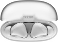 Наушники TECNO Buds 4 BD04, Bluetooth, внутриканальные, белый [bd04 white]
