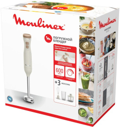 Блендер погружной Moulinex DD523AF0 600Вт кремовый/бежевый (8010001394)
