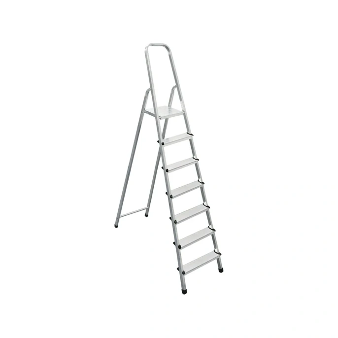 Алюминиевая 7-ступенчатая стремянка Biber 98007 тов-071391
