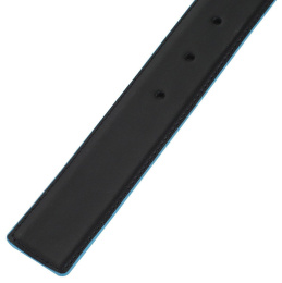 Ремень мужской Piquadro Blue Square, кожа натуральная, черный  / темно-синий [cu2619b2/nblu2]