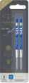 Стержень гелевый Parker Z10 средний (M) 0.7мм цвет чернил: синий, для ручек шариковых блистер (2шт) [1950364]