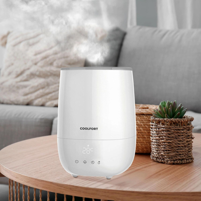 Увлажнитель воздуха ультразвуковой COOLFORT CF-3600, 4.8л, белый