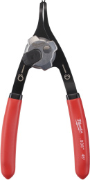 Съемник стопорных колец Milwaukee 45° 0.9мм (4932492488) (полностью преобразуемая металлическая передняя часть обеспечивает устойчивость к износу и предотвращает ухудшение целостности соединений, противоскользящие ручки)