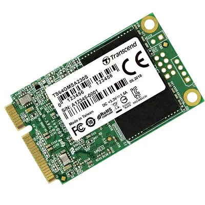 Накопитель SSD 64 Gb mSATA 6Gb/s Transcend TS64GMSA230S 3D TLC