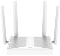 Wi-Fi роутер CUDY WR3000E,  Wi-Fi 6,  AX3000,  2.4/5ГГц, 4 LAN,  черный
