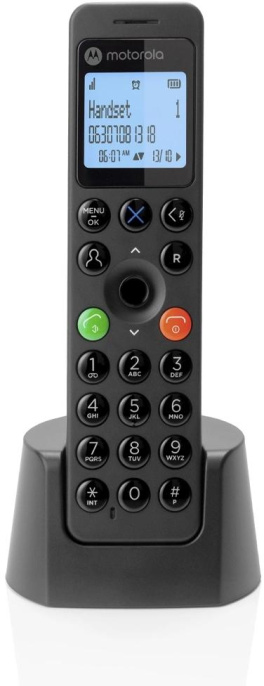 Р/Телефон Dect Motorola DOT201 черный АОН