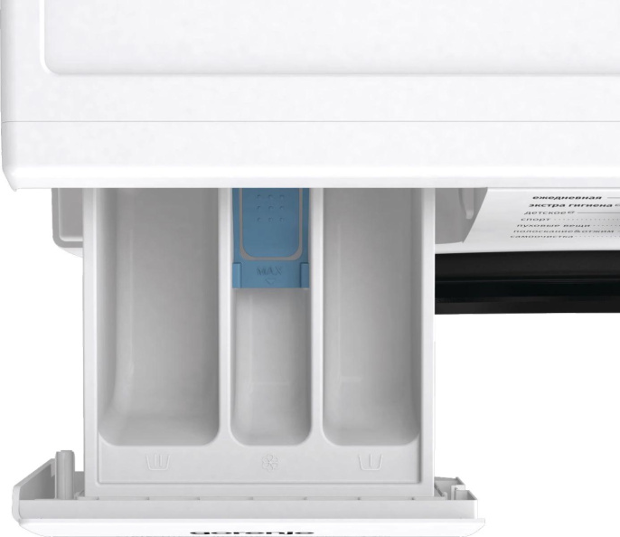 Стиральная машина Gorenje W1NGPI72SBS/C, с фронтальной загрузкой, 7кг, 1200об/мин, с паром, инверторная