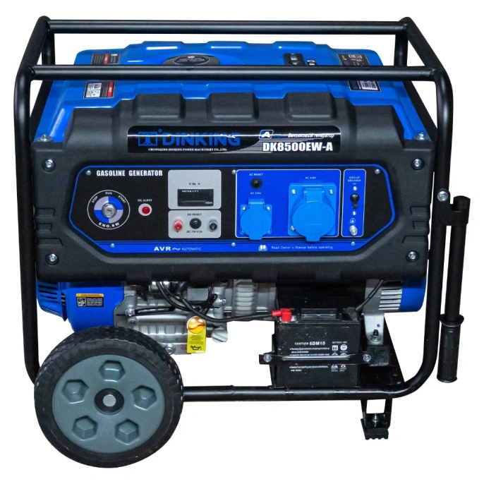 Бензиновый генератор Dinking DKA8500EW 8,5кВт, электростартер, 17лс, колёса, АВР ГЕН015