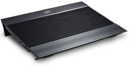 Подставка для ноутбука DeepCool N8, 17", 380х278х55 мм, 3хUSB, вентиляторы 2 х 140 мм, 1244г, черный [dp-n24n-n8bk]