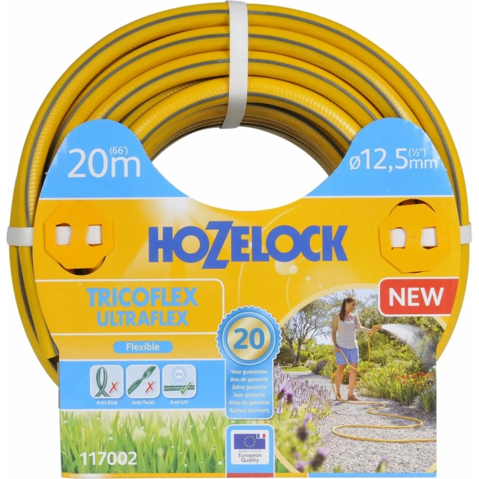 Шланг для полива Hozelock Tricoflex Ultraflex 1/2", 20 м 117002