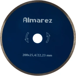 Диск отрезной алмазный Керамика (200х25.4/22.23 мм) Almarez 302200