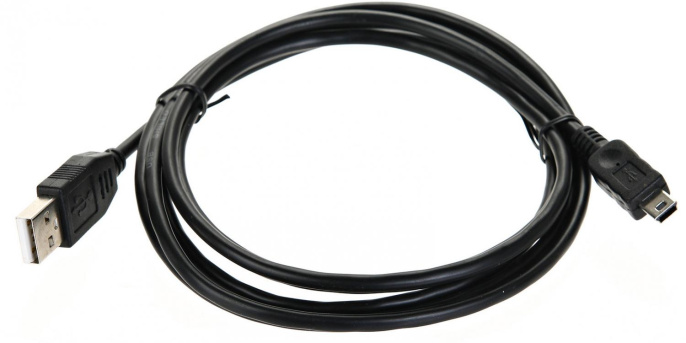 Кабель USB 2.0 A-- mini-B 5P 1,8м чёрный Telecom TC6911BK-1.8M
