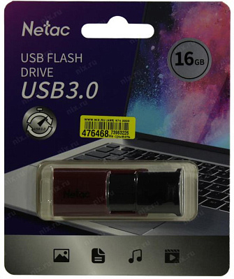 Накопитель Netac NT03U182N-016G-30RE USB3.0 Flash Drive 16Gb (RTL)