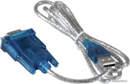 Кабель-адаптер USB 2.0-RS232 ExeGate EX-UAS-1.2 Am/DB9M, 1,2м, крепеж разъема - винты EX284951RUS