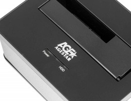 Док-станция для HDD AgeStar 3UBT7 SATA III USB3.0 пластик/алюминий серебристый 1