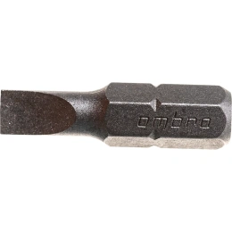 Вставка-бита 1/4"DR шлицевая, SL5, 25 мм Ombra 514550