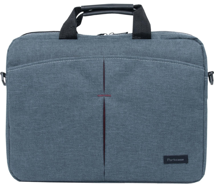 Сумка для ноутбука 15.6" PortCase KCB-162, Универсальный [kcb-162 grey]