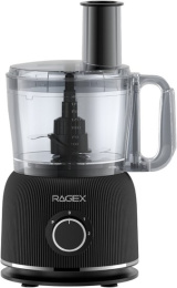 Кухонный комбайн RAGEX R199, 2.5л, 1200Вт, цвет: 001 глубокий черный R199-001
