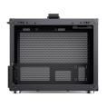 Корпус без блока питания Case JONSBO C6 MAX Handle, Mini-Tower, TG, no fan, 1xUSB-A 3.0 + 1xUSB-C 3.1, mATX, mITX Black