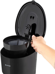 Кофеварка Vitek VT-1528, капельная, черный